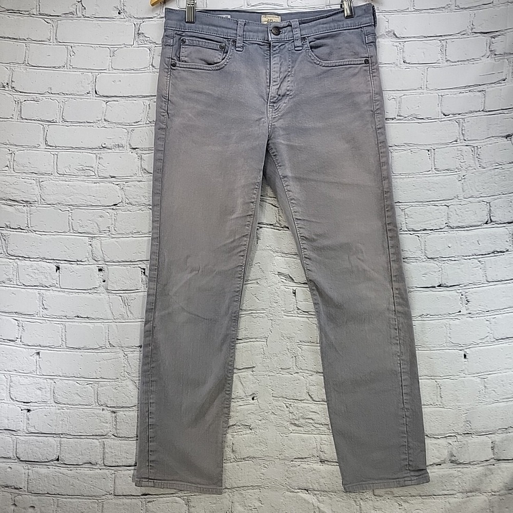 J Crew 424 Stretch Jeans Gray Stonewash Womens‎ Sz 30 X 30